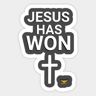 Jesus won Sticker